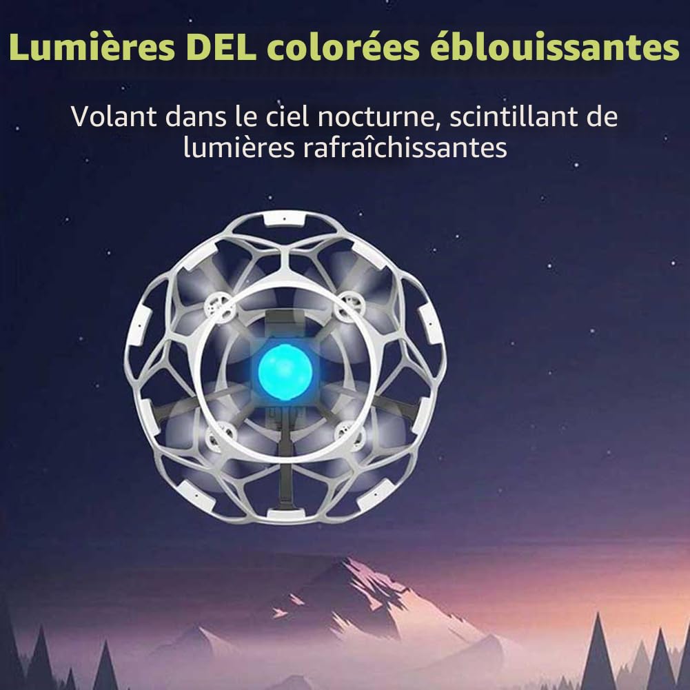 2.4G Dote de Football Drone Kids RC Drone Toys'S Children's Flight Training Professional Racing Drone avec HD FPV
