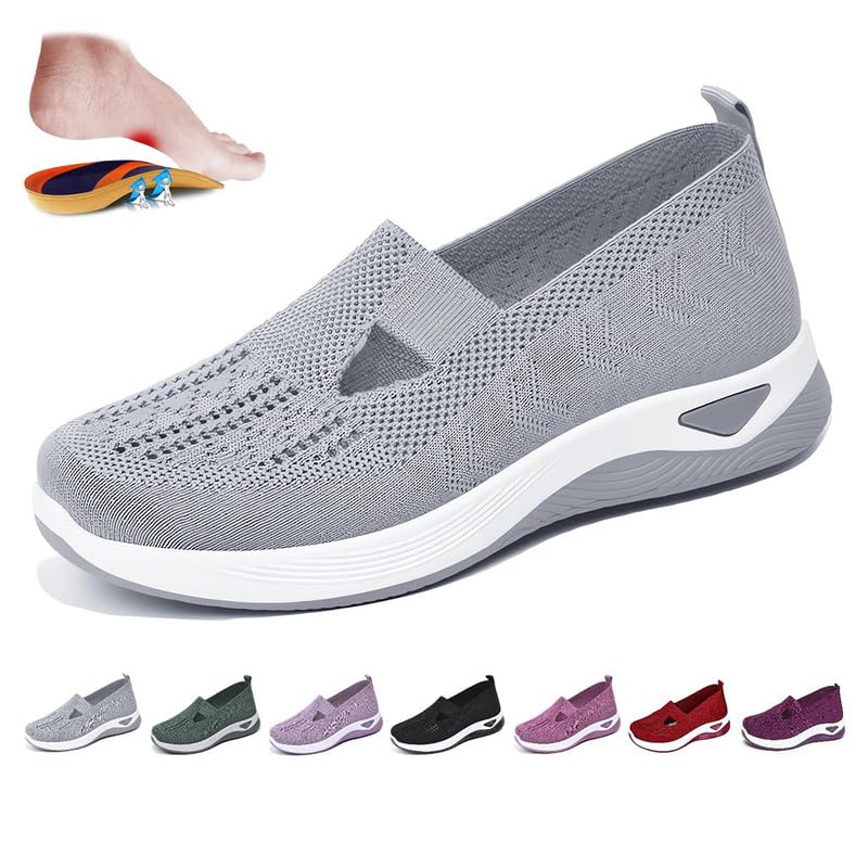 Orthopedic Shoes for Women, 2024 New Women's Woven Breathable Soft Sole Shoes
