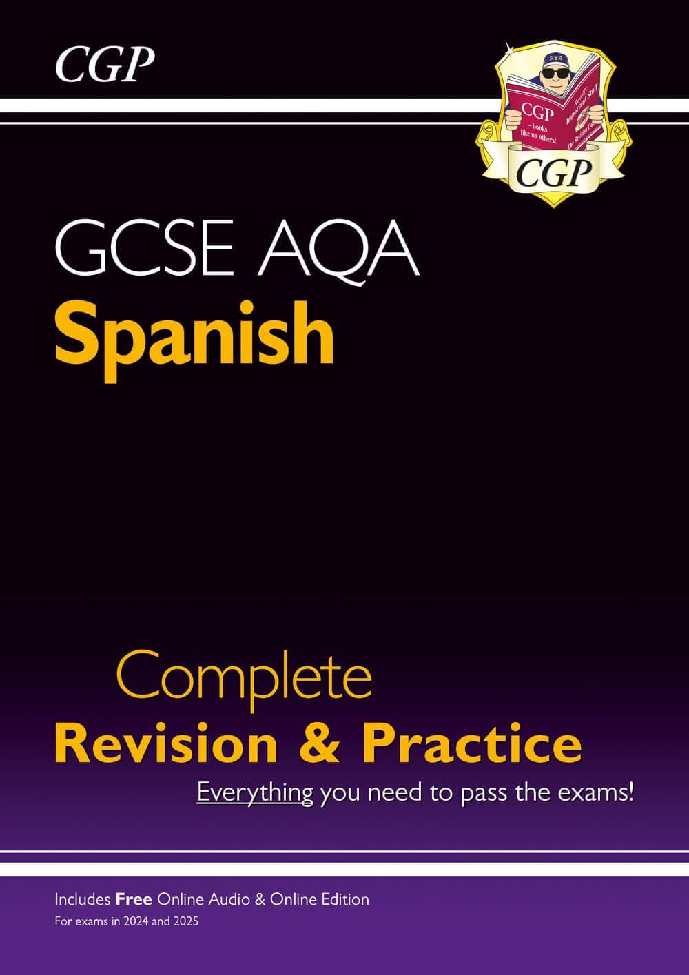 Coordination Group Publications Ltd (CGP) GCSE Spanish AQA Complete Revision & Practice (with Online Edition & Audio)