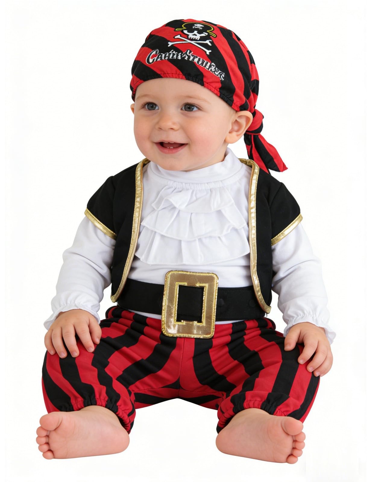 Barboteuse Pirate Bébé Garçons Nourrisson Tenue Halloween 0-24 Mois