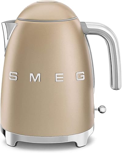 Smeg - Tetera eléctrica mate color champán