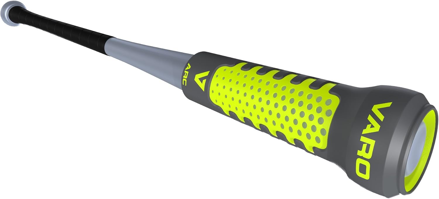 Varo ARC Bat Training Weight, 12oz, for Baseball (MLB Authentic) - Barrel Feel - Improve Your Batting, Barrel Speed, and Develop Swing Mechanics, 12oz Small, HyperLime Graphite : Sports & Outdoors