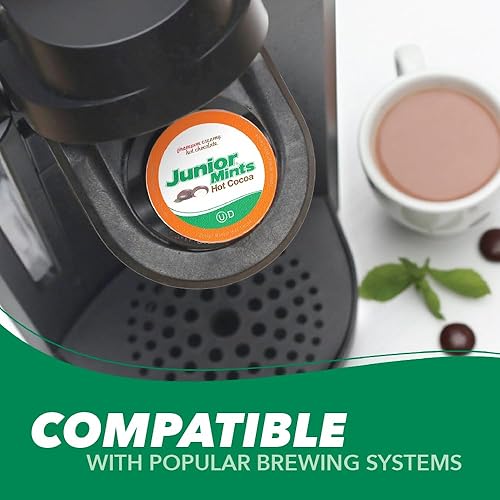 Miniatura 5 de Junior Mint single-cup Hot Cocoa para Keurig K-CUP Brewers, 12 Count