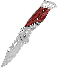 AADHIK Kitchen Knife/Utility Knife for Kitchen Home Ideal for Portable -(with Carabiner Hook)
