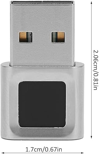 Miniatura 7 de Lector de huellas dactilares, 0.5S rápido emparejamiento de huellas dactilares clave de inicio de sesión 10 huellas dactilares escáner de huellas