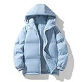 Women's Puffer Jacket Quilted Long Sleeve Zip Up Hooded Warm Winter Coat Short Down Jacket Outwear with Pockets