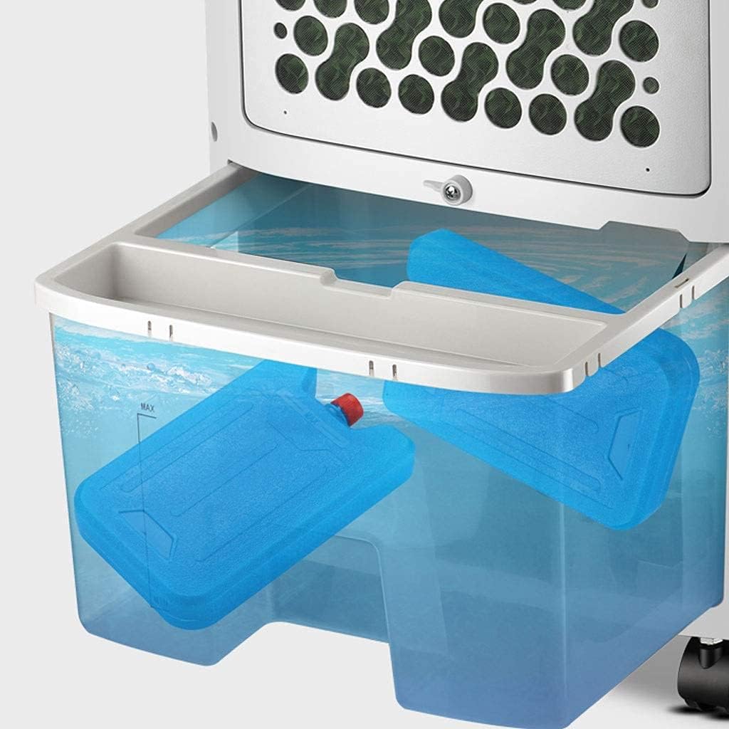 Evaporative Coolers Air Conditioning Fan Cooling Fan Plus Water Cooler Household Dormitory Mobile Small Air Conditioner Humidification and Refrigeration Negative Ion Purification 10 Liters L