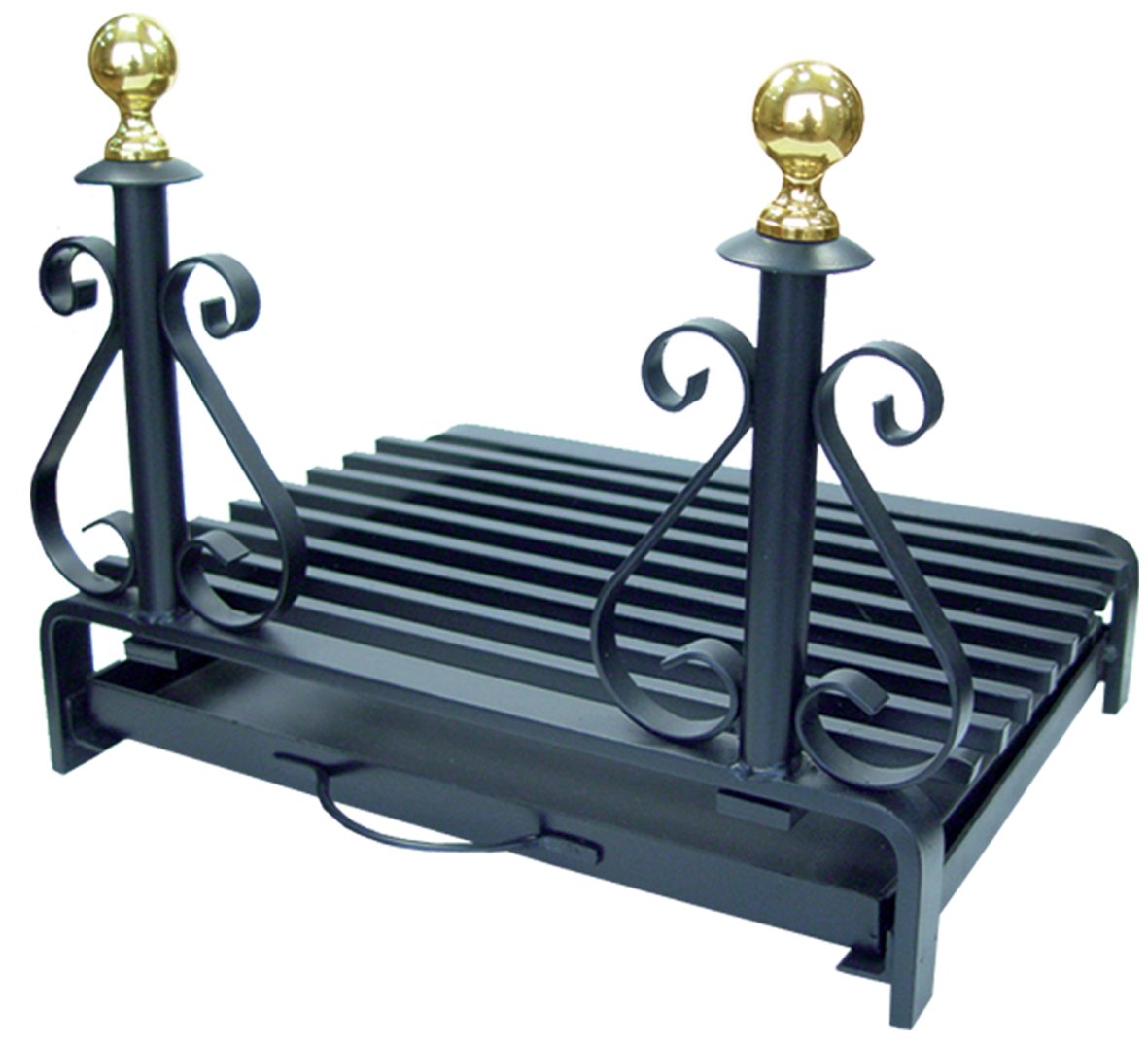 Imex la Volpe 10903-Parilla per camino con cassetto, 46 x 36 cm