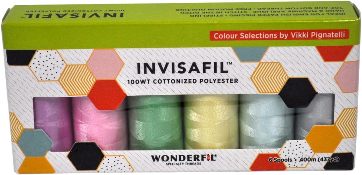 Amazon.com : WonderFil Specialty Threads Invisafil Thread Mini-Packs ...