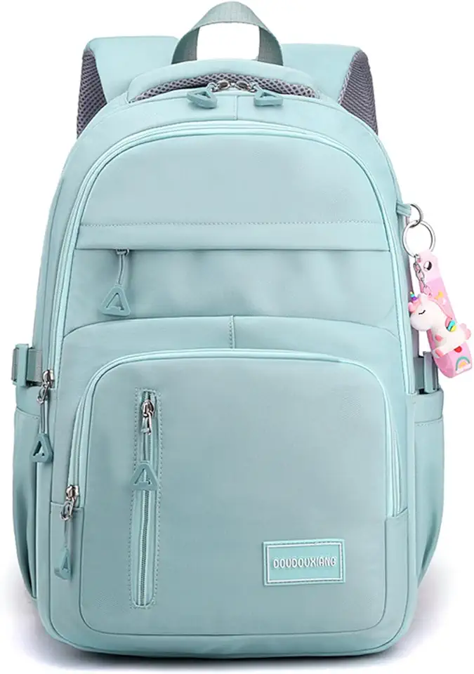 Mochila Impermeável Feminina Escolar Fashion Mochila Nylon Casual Feminina de Grande Capacidade para Notebook de 15,6 polegadas