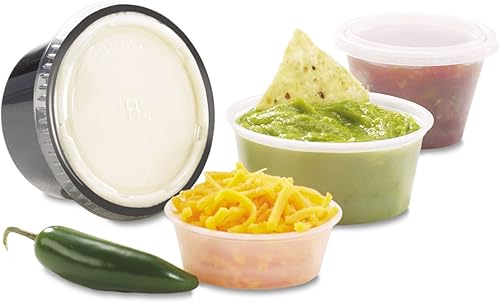 Miniatura 3 de Fabri-Kal FABPC100 Porción Tazas 1 oz Translúcido 250/Manga 10 Manga/Cartón