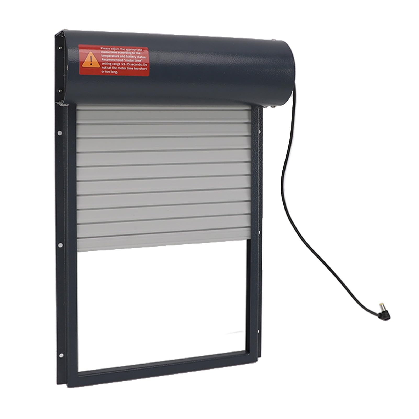 Abridor automático de Puerta de gallinero con Temporizador Sensor de luz programable Puerta de gallinero con batería con Control Remoto Gris