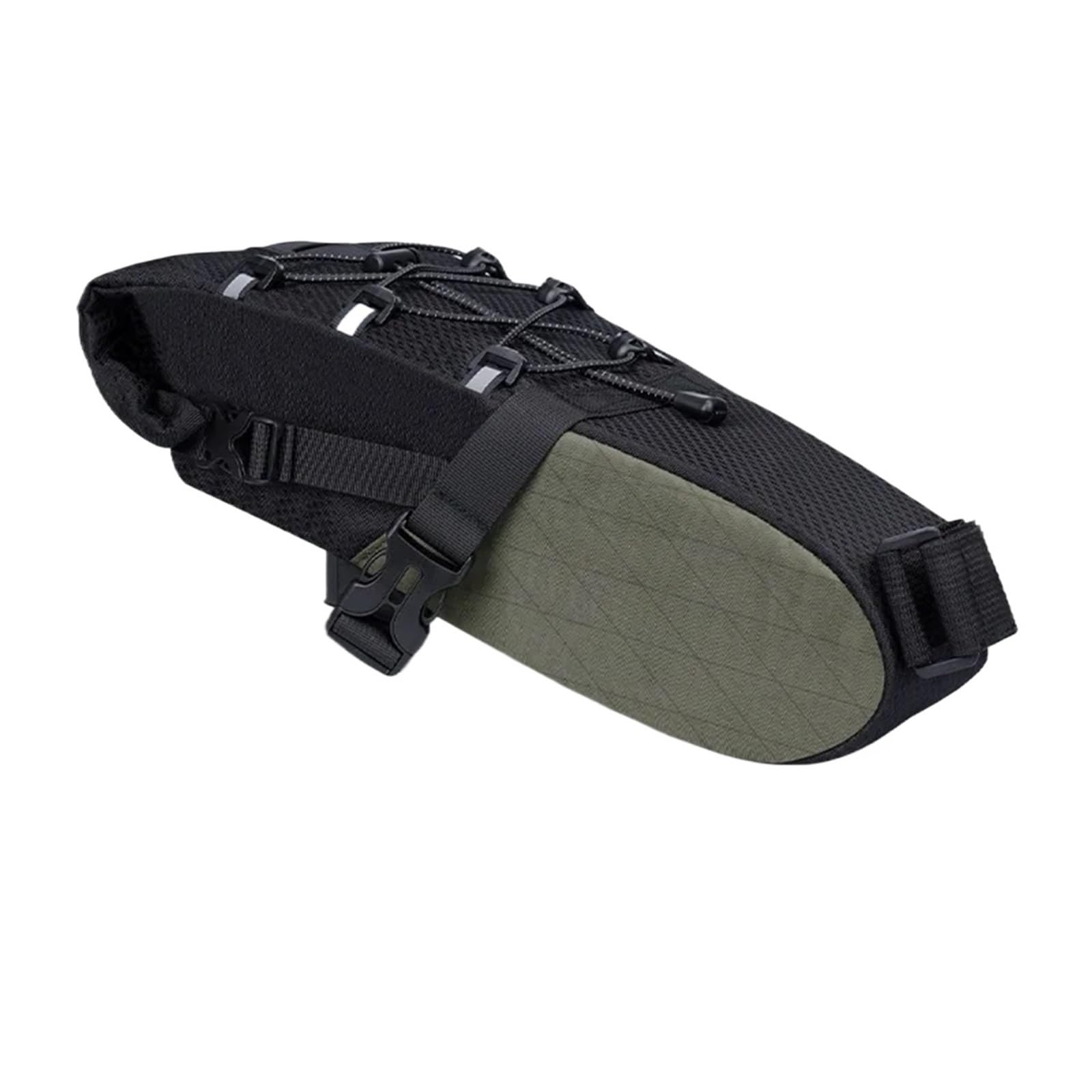 Borsa Da Sella Bici Borsa posteriore for bicicletta, grande capacità, borsa, 5,8 l, portatile, multifunzionale, attrezzi da ciclismo(Green)