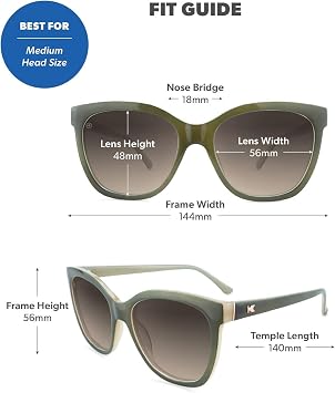 Knockaround Deja Views Polarized Cat Eye Sunglasses for Women & Men - Trendy Sunglasses - UV400 Protection