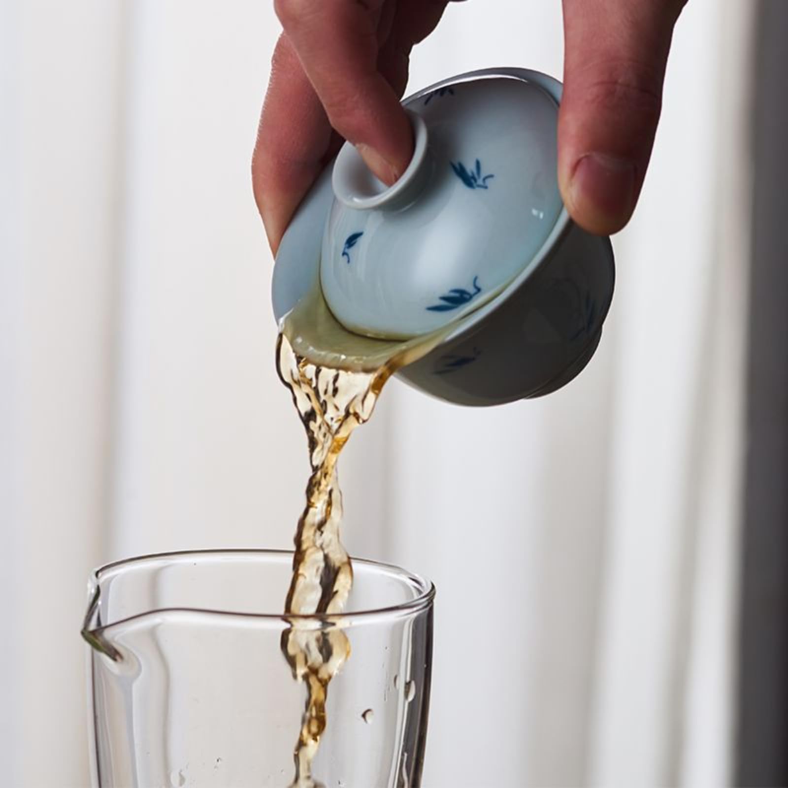 Ręcznie rysowana orchidea Gaiwan, 110 ml, żaroodporna miska do herbaty ceramiczna Kung Fu zestaw do herbaty