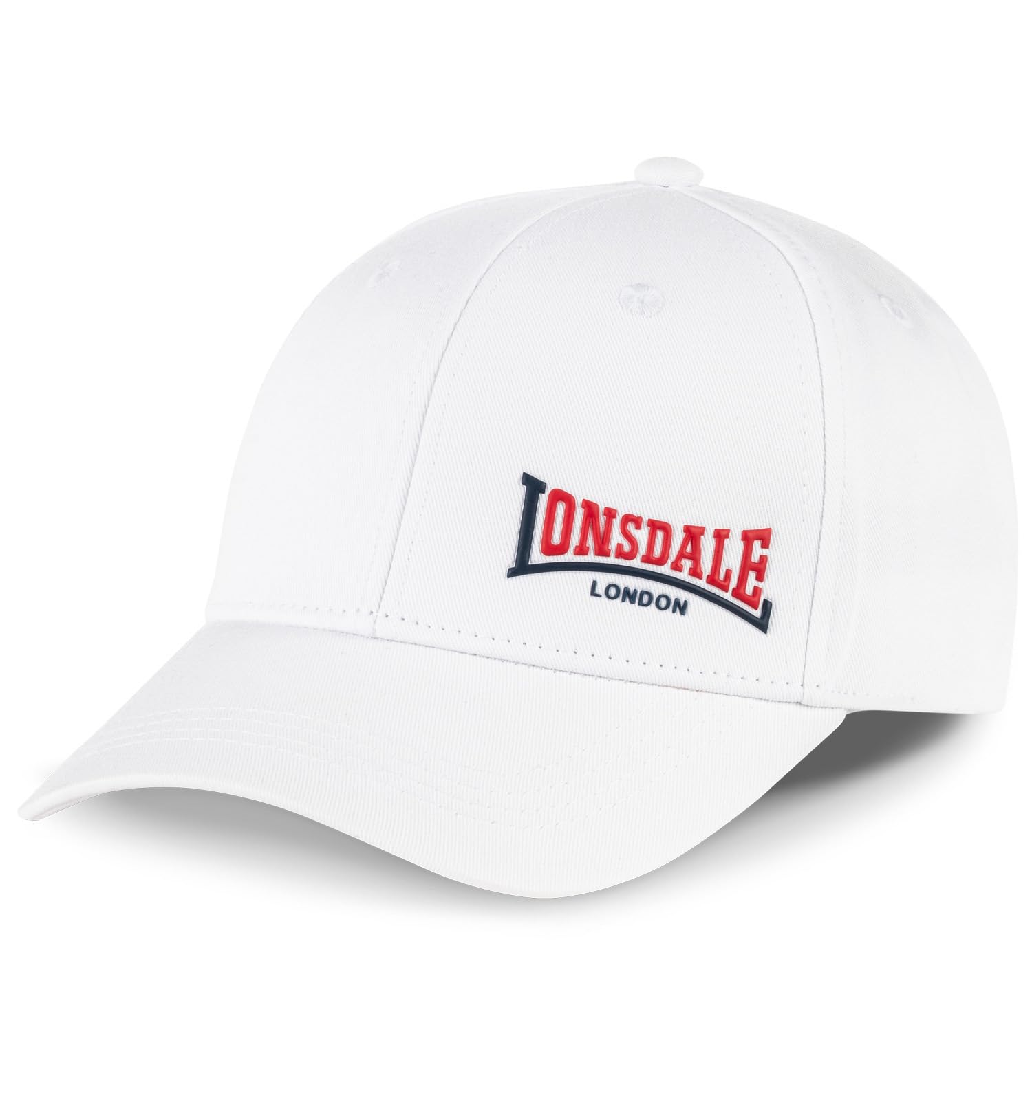 Lonsdale ENVILLE 114963 Cap White/Dark Navy/Dark Red One Size, White/Dark Navy/Dark Red, One Size