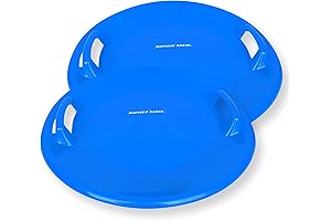 Plastic Outdoor Winter Saucer Disc Snow Sled for Adults and Kids
