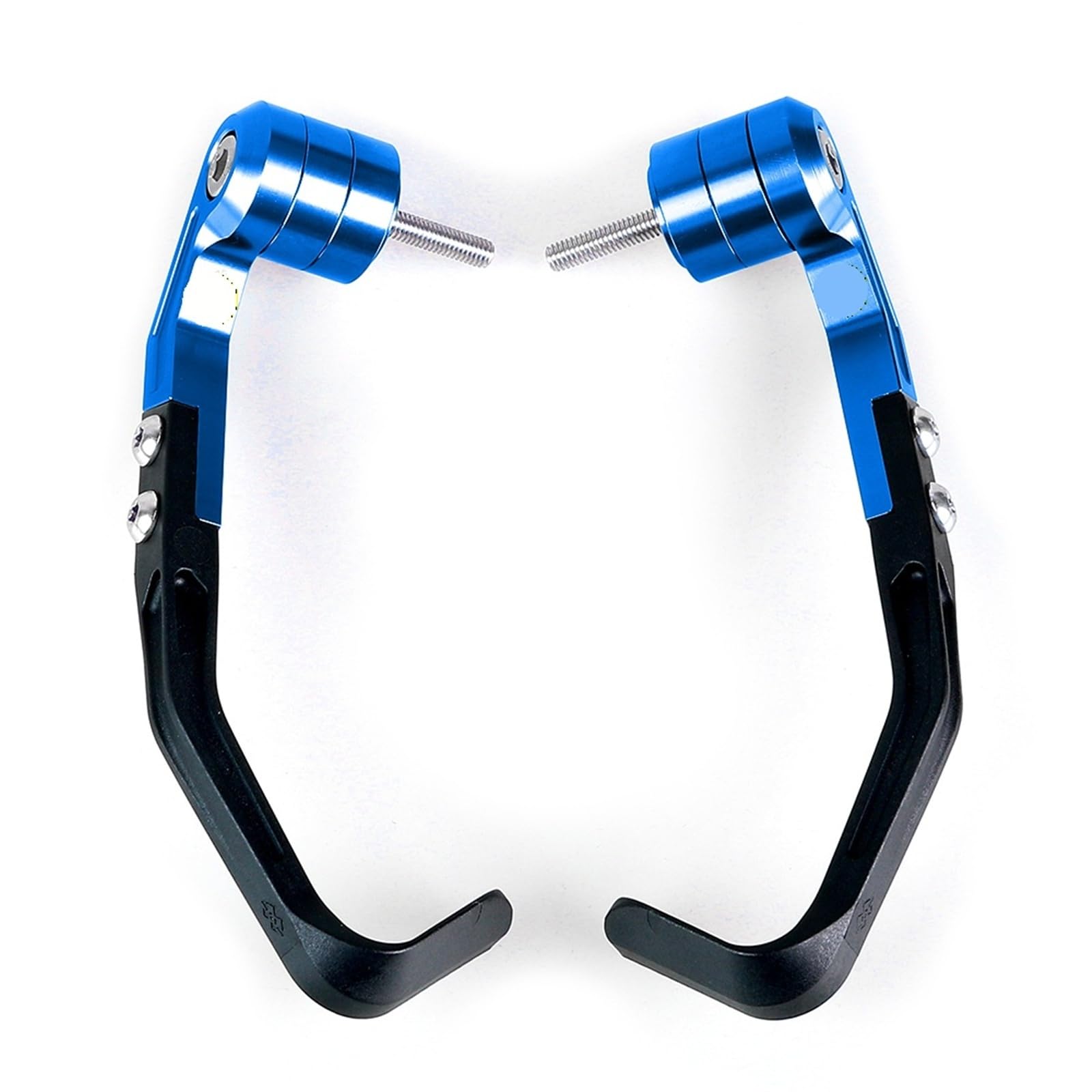 Passend for Yamaha Aluminiumlegierung, Verstellbarer Pro-Handschutz, modifizierte Teile, YZF R1 R1M R1S R6 R7, Motorrad-Bremsgriff(Blue (One Pair))