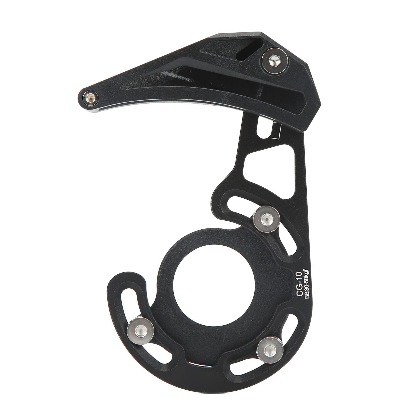 Guidacatena per Bici CG10, Paracatena Ad Alta Resistenza per Montaggio Diretto, Mantiene la Catena in Posizione per Mountain Bike, Lega di Alluminio 7075, 1 unità