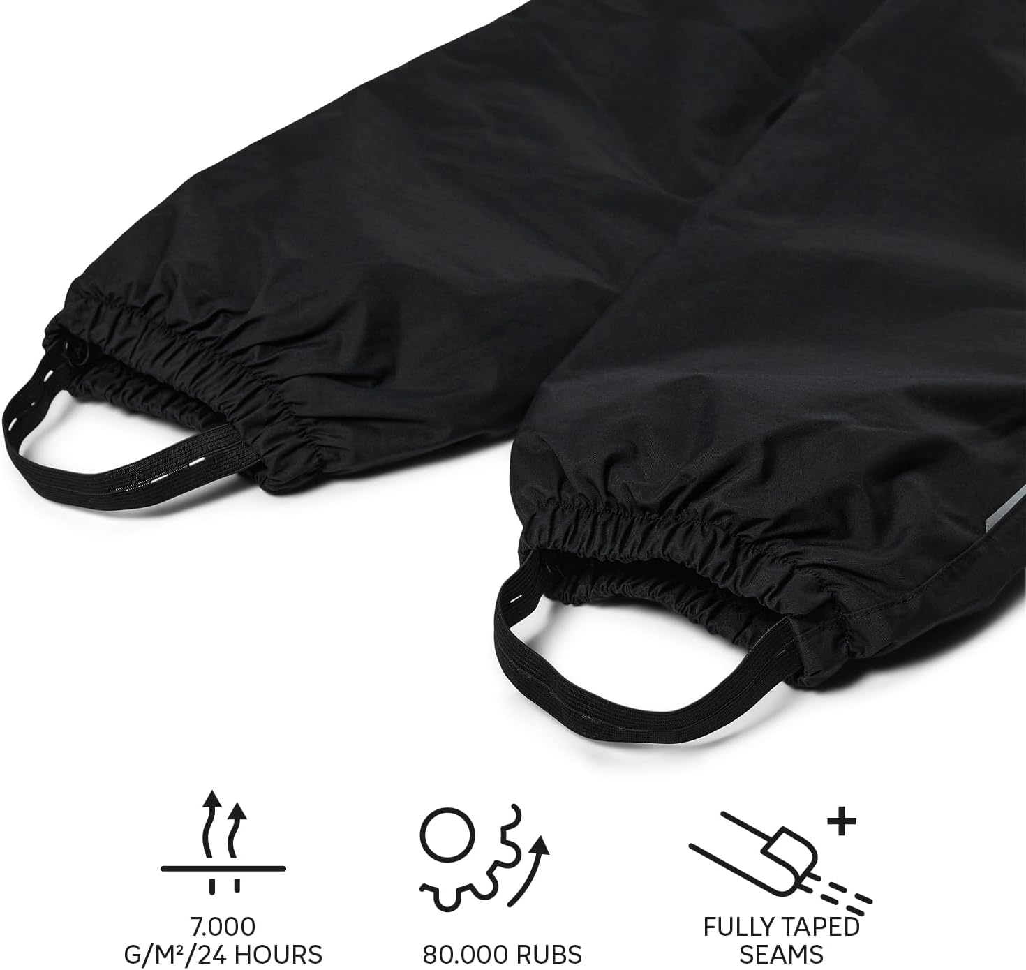 LEGO Lwpowai Tec Play Unisex Children's Snow Bib, Black, 104