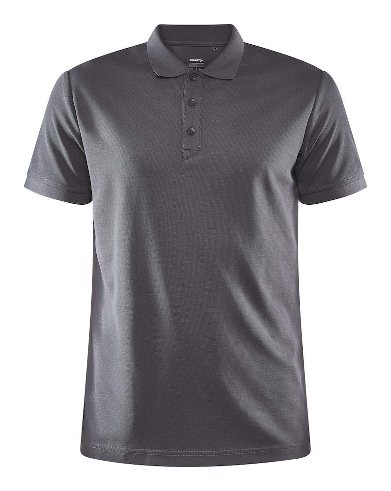 Craft Men's Grey Core Unify Polo Shirt M Granite L