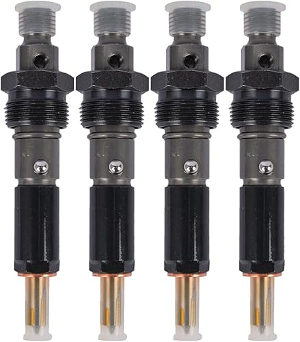 Inyector de combustible J919331 4PCS se adapta a Case-IH Skid Steer 1840 1845C retroexcavadora 580 Super inyector de combustible piezas del mercado