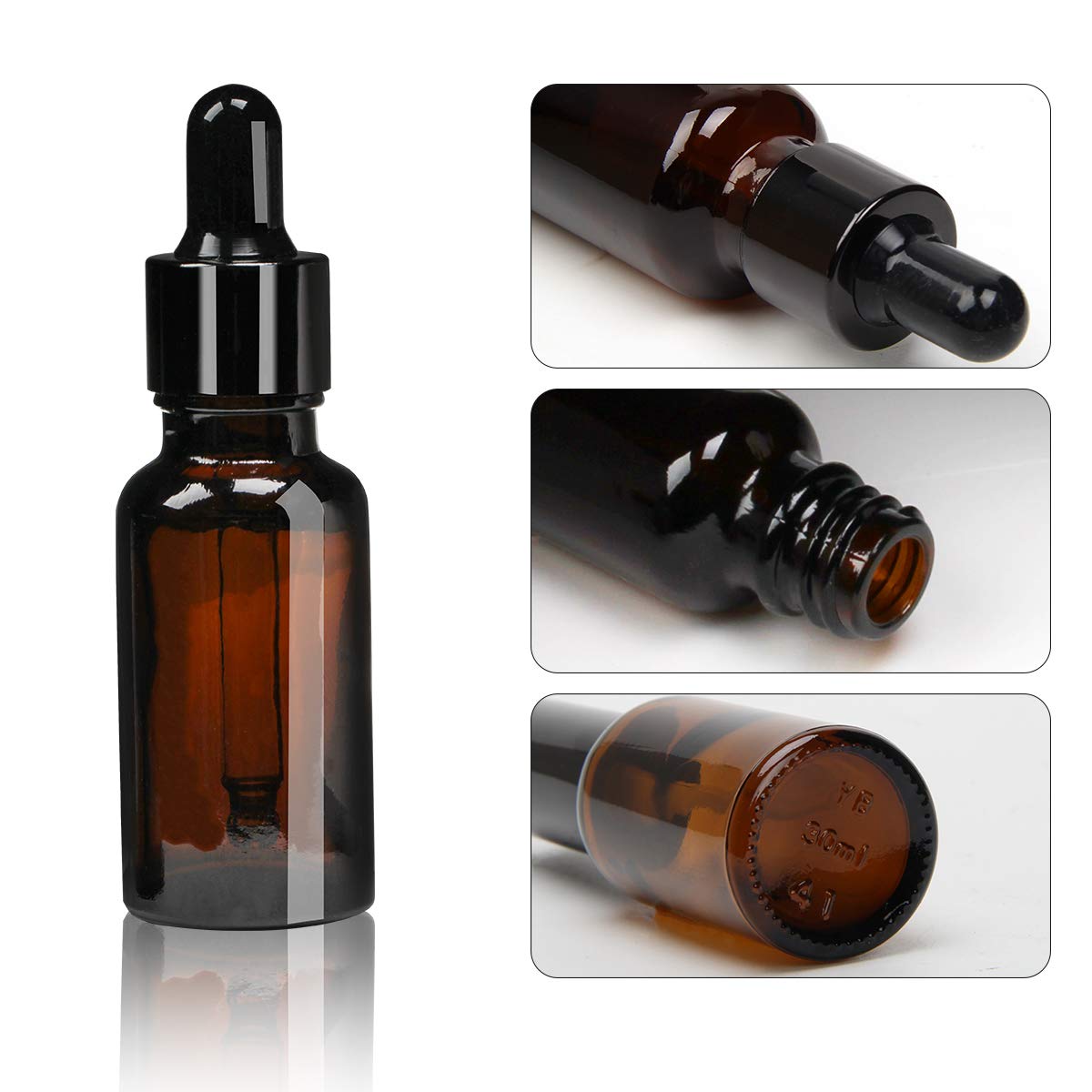 Amazon.co.jp: スプレー ボトル 遮光 容器 30ml スポイト付き遮光瓶