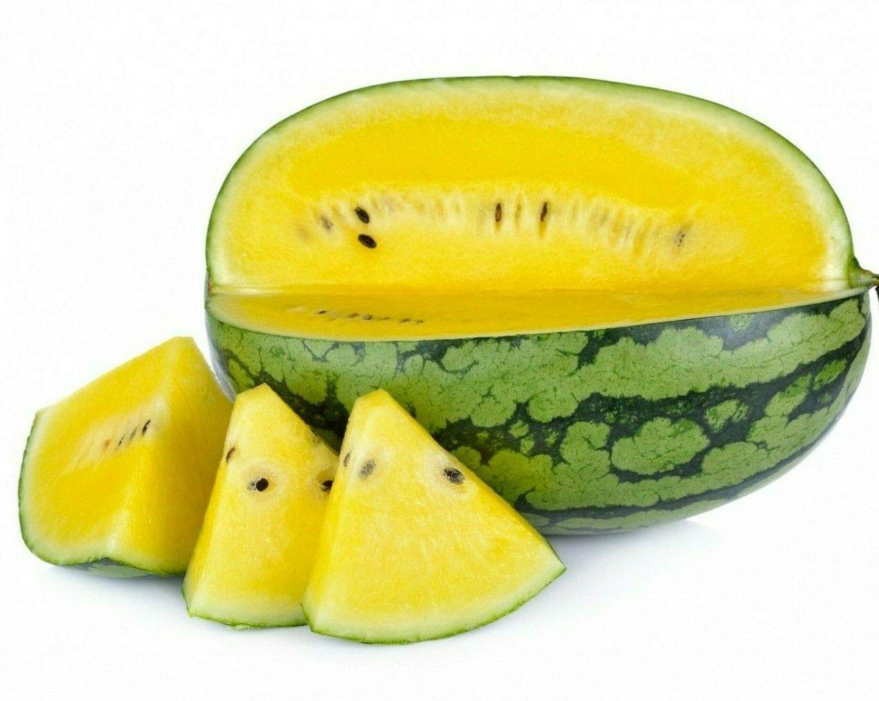 Fresh Watermelon Yellow Crimson 1 Piece (Approx.2.5 to 3.5 kg)
