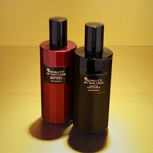 Miniatura 6 de Royalty by Maluma Garnet Body Spray, 8 onzas  Perfume de madera Fougere de larga duración para hombres  Spray corporal audaz y vibrante para hombres
