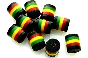 99 Juneteenth Beads - Black, Red, Green, Yellow