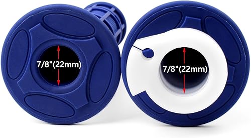 Miniatura 6 de Empuñaduras de mango de acelerador de 78 de 0.866 in con abrazadera de cable para interruptor de encendido y apagado para 50 cc, 90 cc, 110 cc, 125