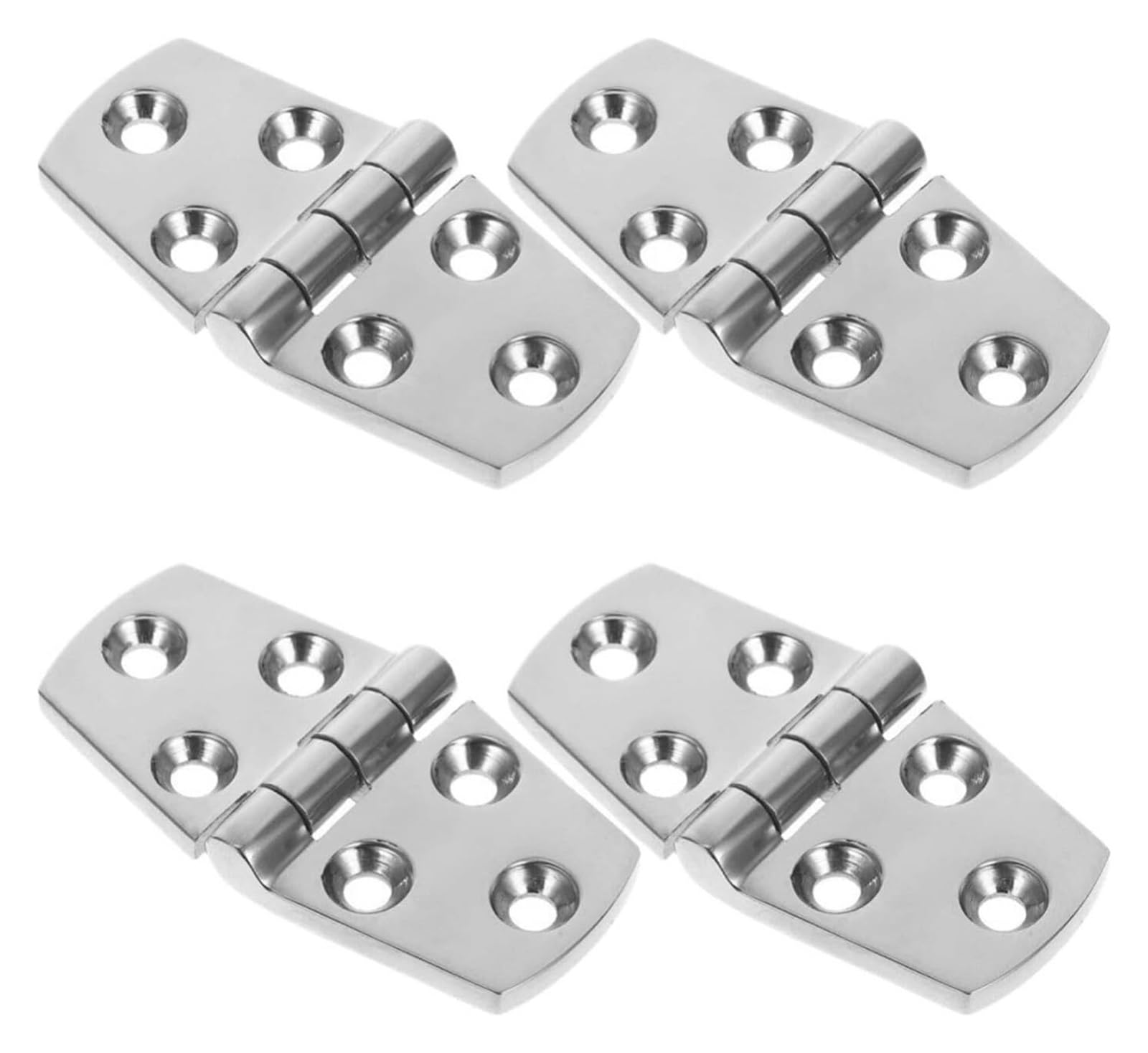 Kdveppuzx 4Pcs 316 Stainless Steel Boat Hatch Hinges