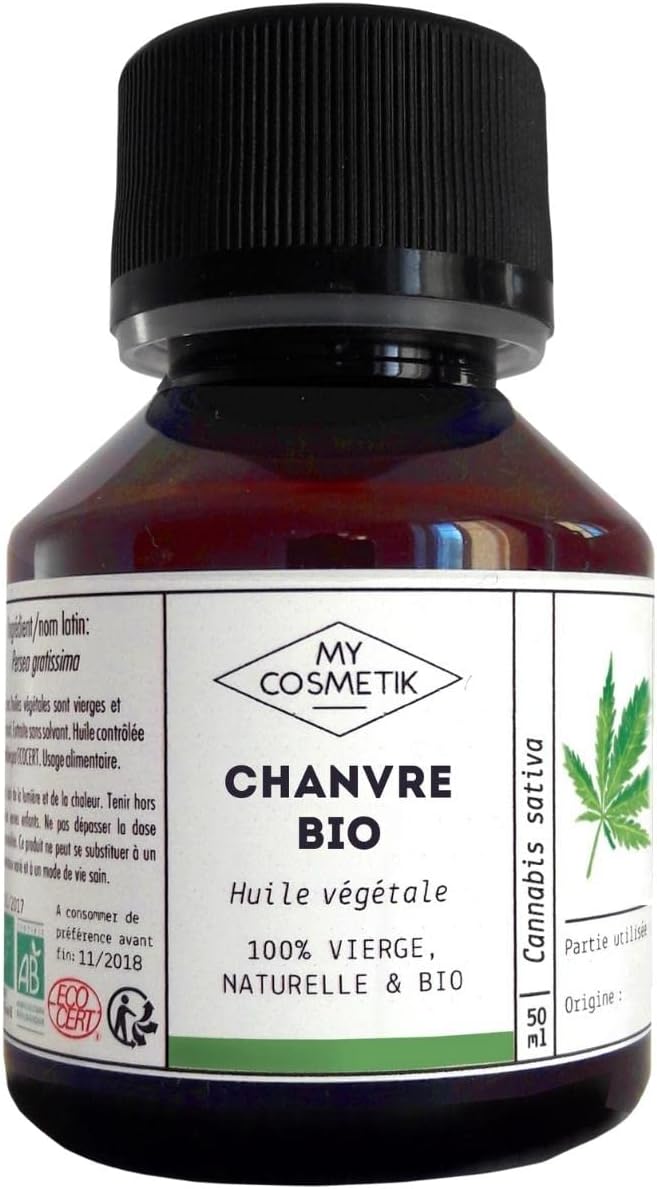 MyCosmetik - Huile végétale de Chanvre - BIO AB Issue de l'agriculture ...