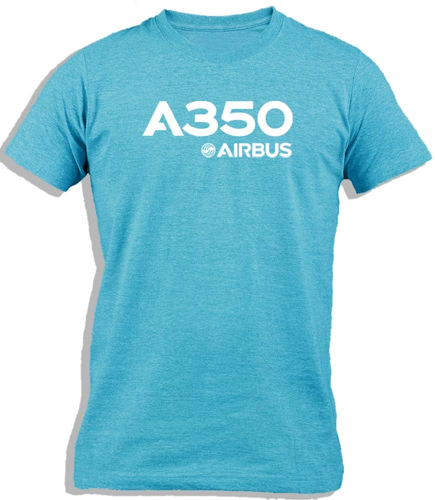 Ay Cabron™ AIRBUS A350 | Aviation Geek | Heavy XWB Extra Wide Body Jumbo Aircraft Cotton T-Shirt For Kids, AQUA, XS