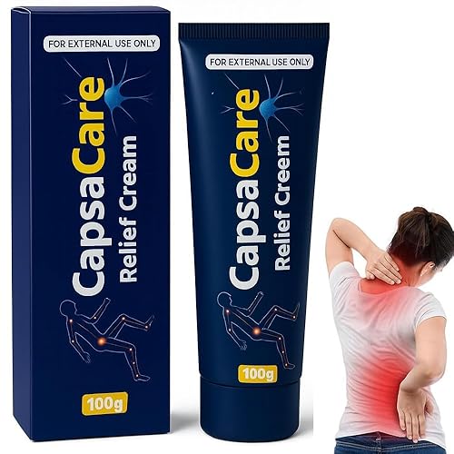 Capsacare Relief Cream, with Capsaicin Muscle & Joint Cream 100g,