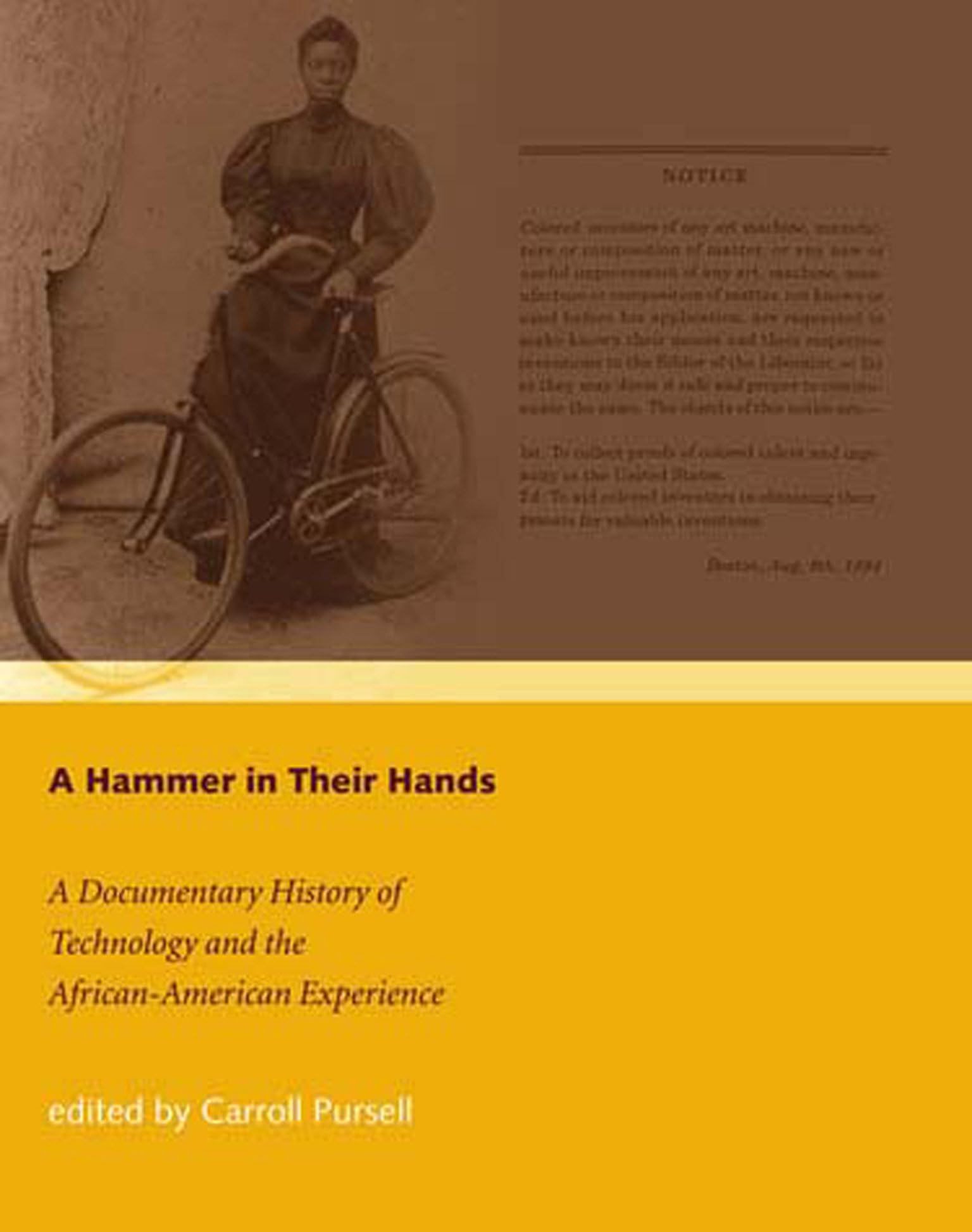 A Hammer in Their Hands: A Documentary History of Technology and the African-American Experience (Mit Press)