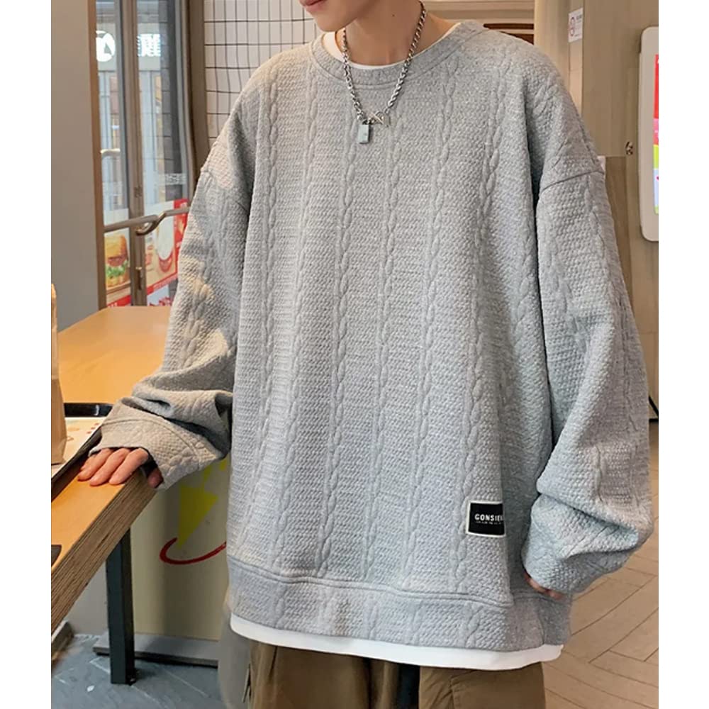 Aaronlive メンズ トレーナーの前面からの写真