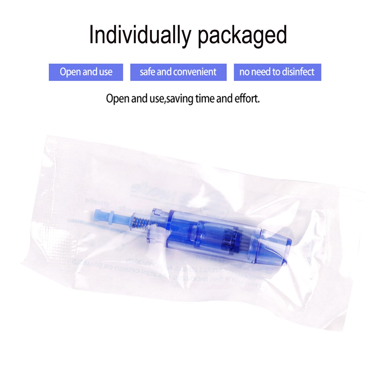 ALIWOD 36 Pin Blue Micro Needling Cartridge 10PCS for A1/A6/M5/M7/N2/L709 Microneedling Pen Disposable Replacement Needles Cartridges Parts bayonet slot Needles (36P) - Image 2