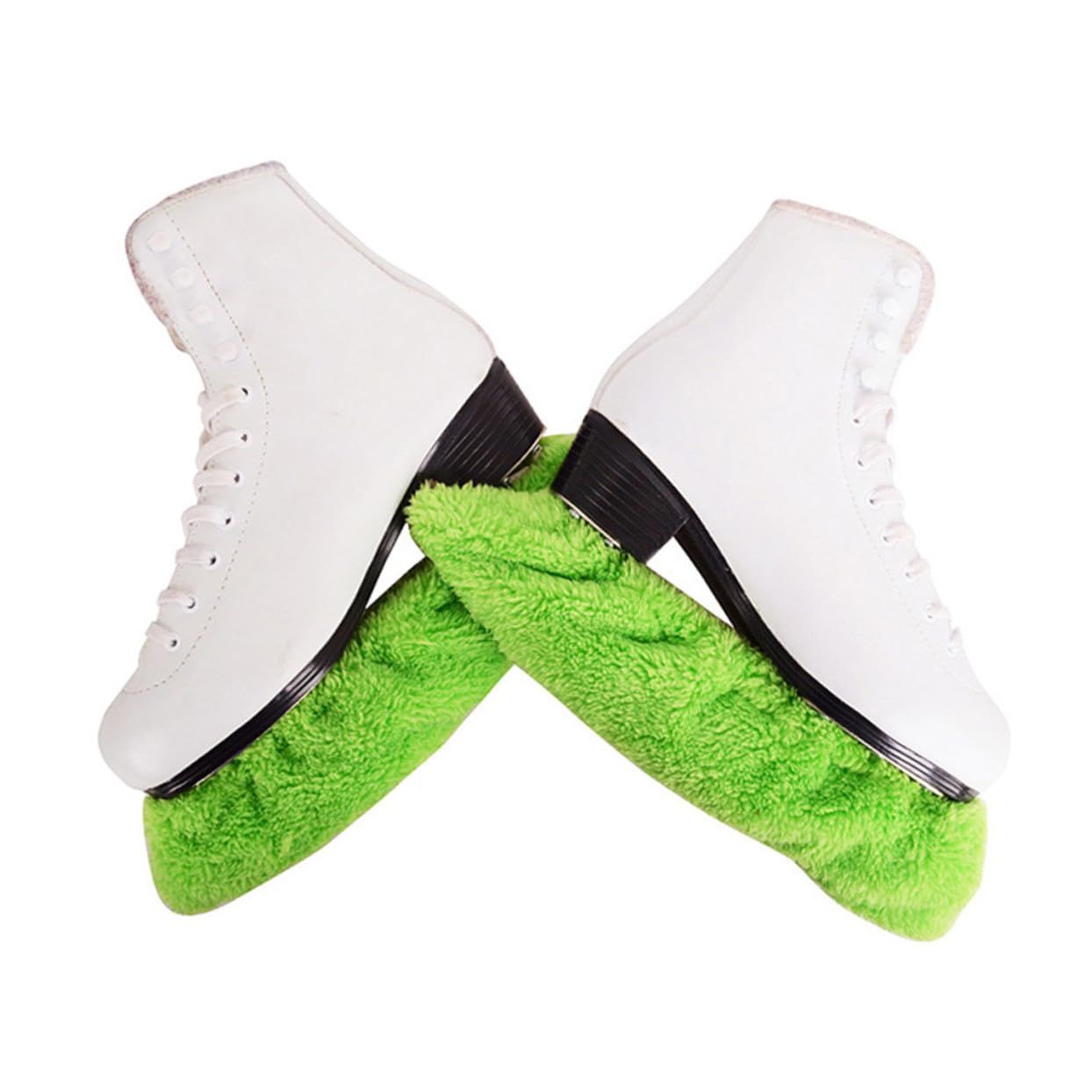 Happyyami 2paires Couvre-Lames De Patins à Glace Élastiques De Anti Absorption Humidité Et Adaptés Aux