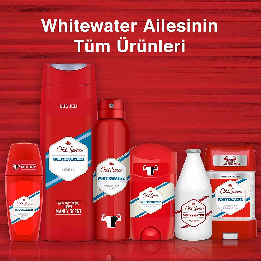 Old Spice Sprey Deodorant 150 ml Whitewaterx2