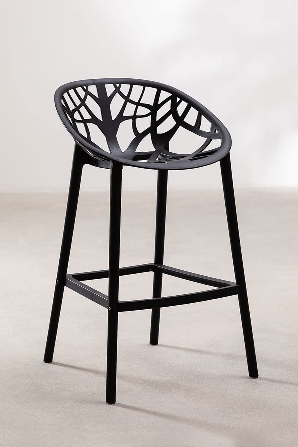 SKLUM Tabouret Haut Ores Noir ↑65 cm