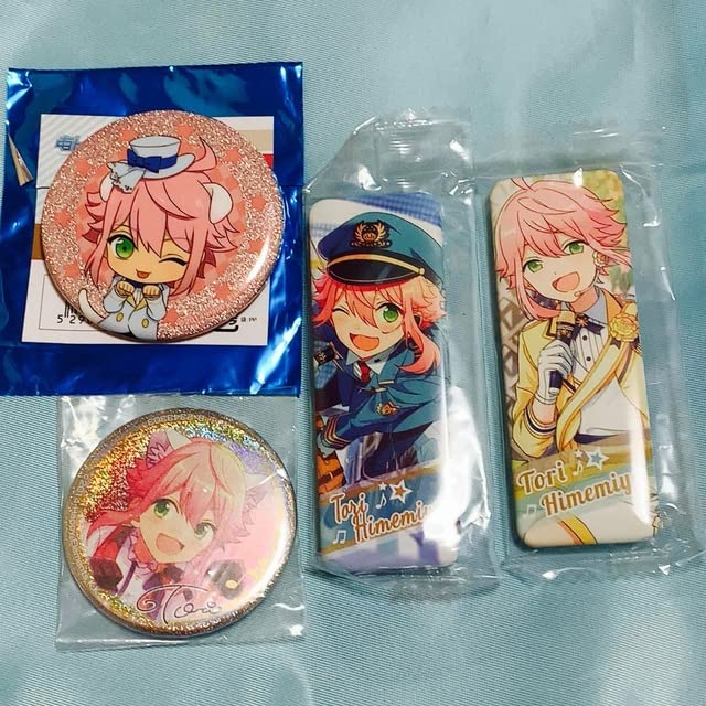 Amazon.co.jp: あんスタ とうり 姫宮桃李 キラキラ缶バッジ カプ缶 