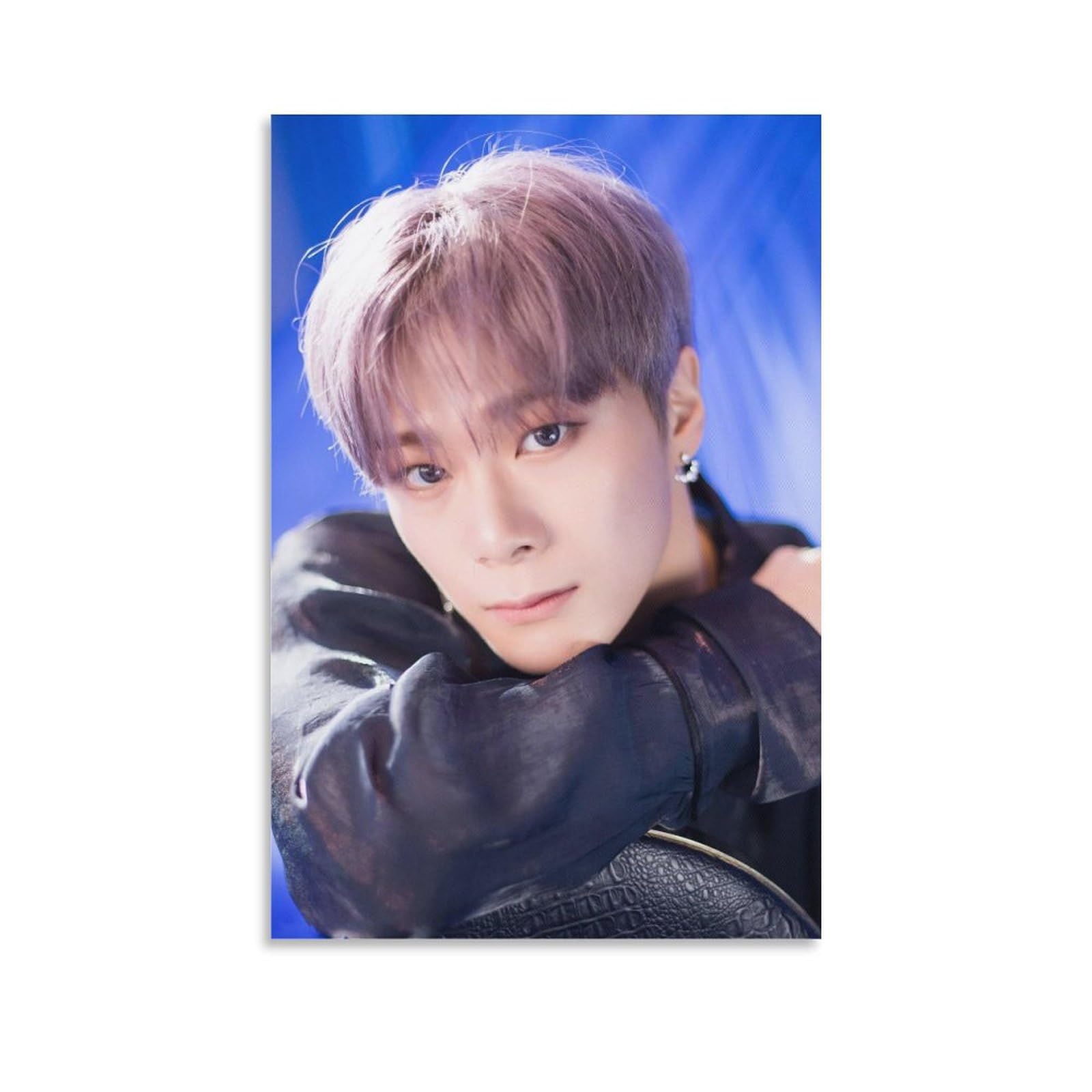 STAR MOONBIN ASTRO Blue Flame Music ARTIST IDOLS Canvas Poster