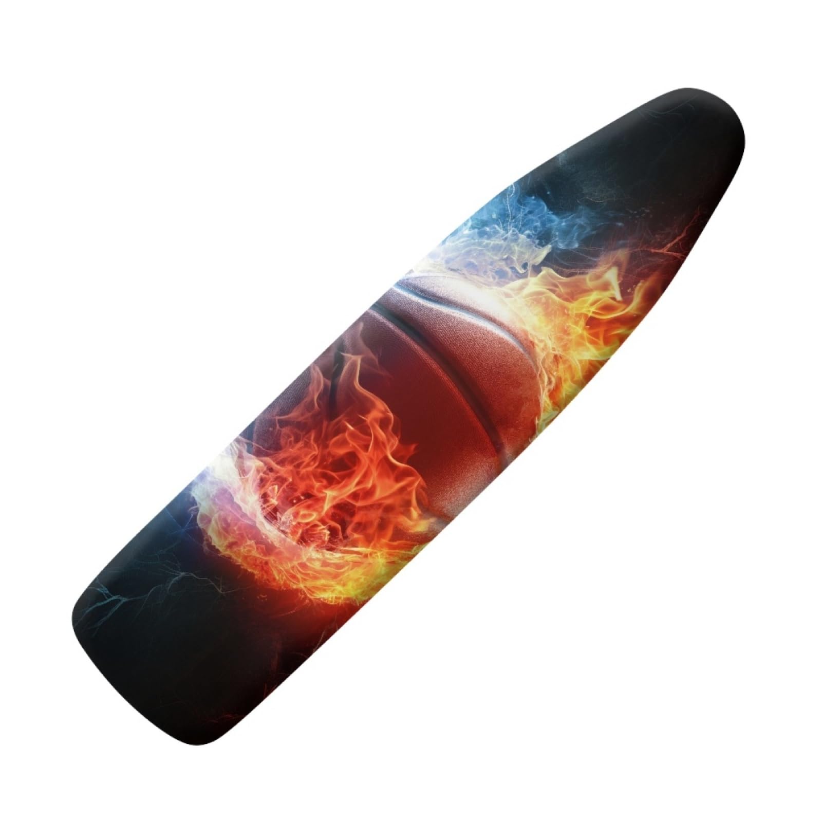 Ironing Board Covers Red Basketball Iron Board Covers and Pad Thick Resist Scorching and Staining Thick Easy Fit Iron Cover Adjustable Elastic Rope Ironing Boards Cover 140x50cm