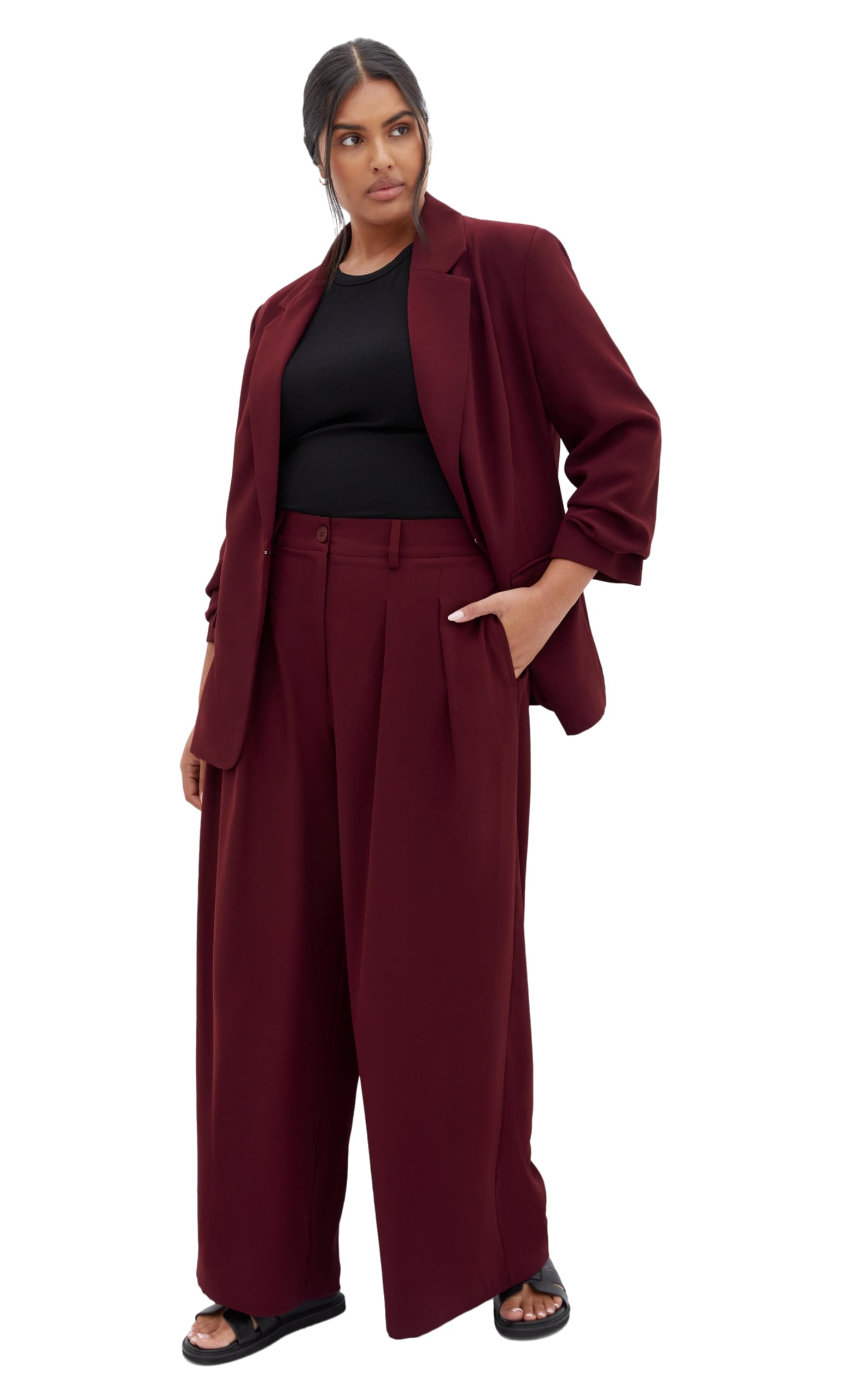 City Chic Womens Plus Size Blazer - Abbie