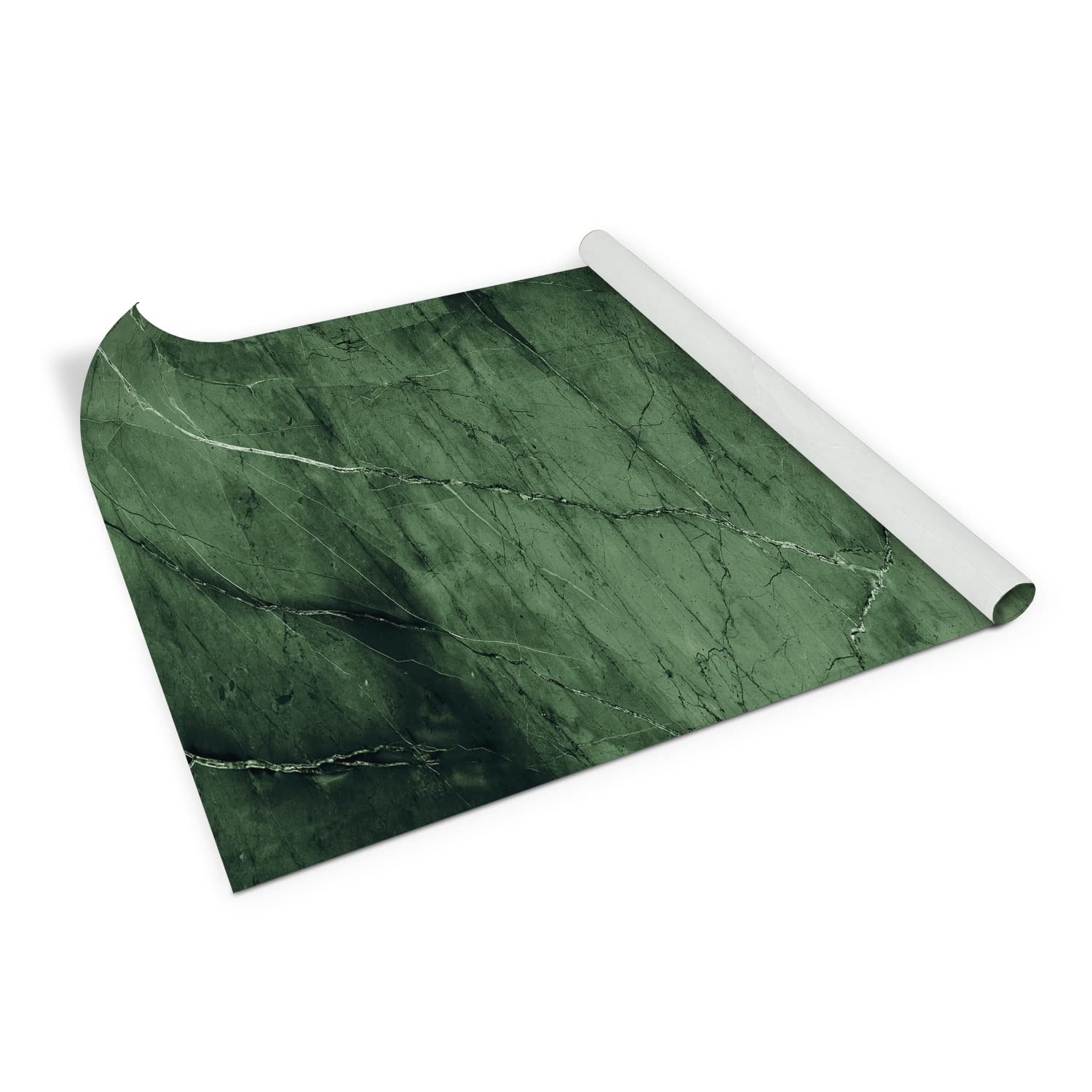Lámina adhesiva muebles Coloray repara estantes viejos verde malachita