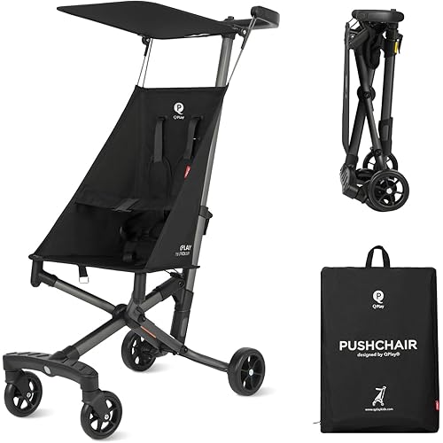 Ultra Lightweight Travel Stroller for Baby Aged 6-36 Months, Small Compact Folding Stroller with Backpack & Sun Visor for Kids Ages 1 to 3 Years Old - Fits Airplane Easy Carry and Storage