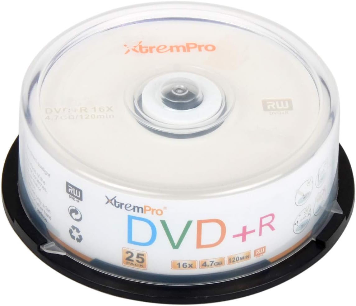 Verbatim DVD+R Blank Discs AZO Dye 4.7GB 16X Recordable