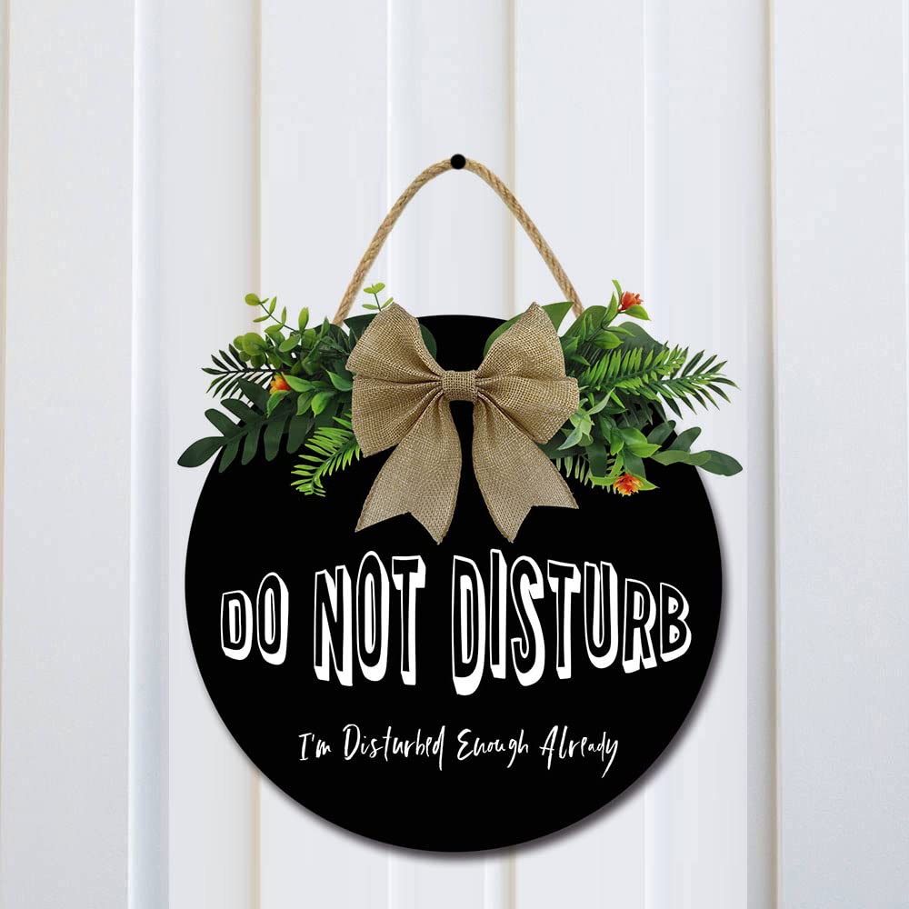 Nostalgic-Art Targa da Appendere Do Not Disturb – Idea Regalo per i nostalgici, in Metallo, Decorazione con Design Vintage, 10 x 20 cm 28057
