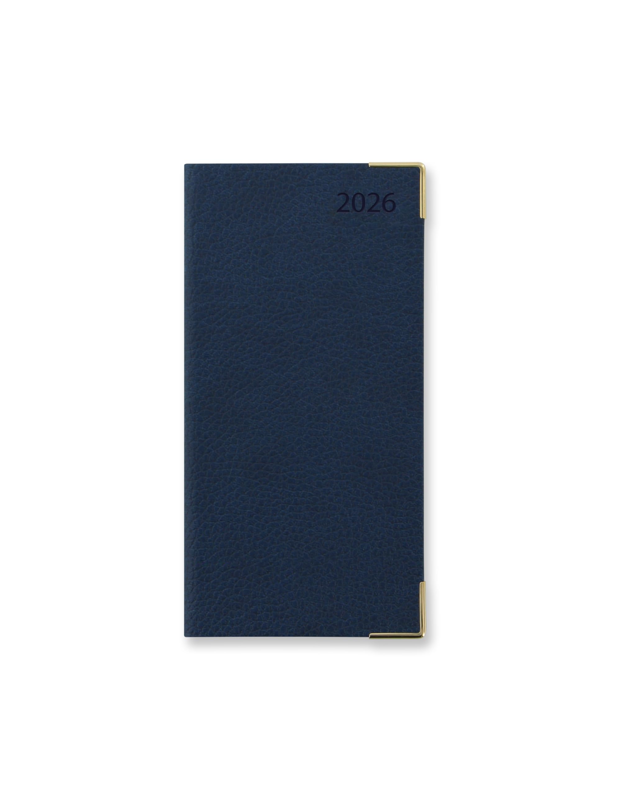 Letts of London Connoisseur Slim week to view with appointments 2026 diary - Blue 26-TC3SUBL